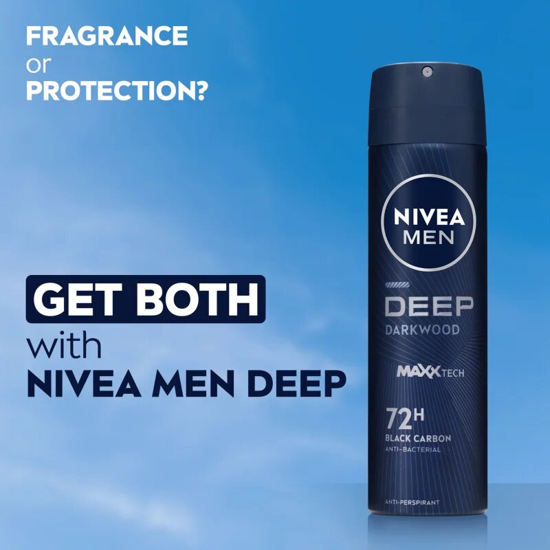 Nivea MEN Deep antiperspirant v pršilu za moške 150 ml