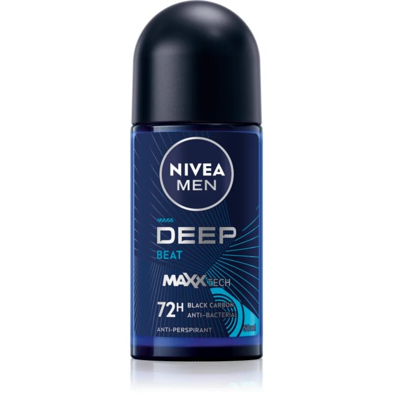 Nivea MEN Deep Beat anti-transpirant roll-on 72 ur za moške 50 ml
