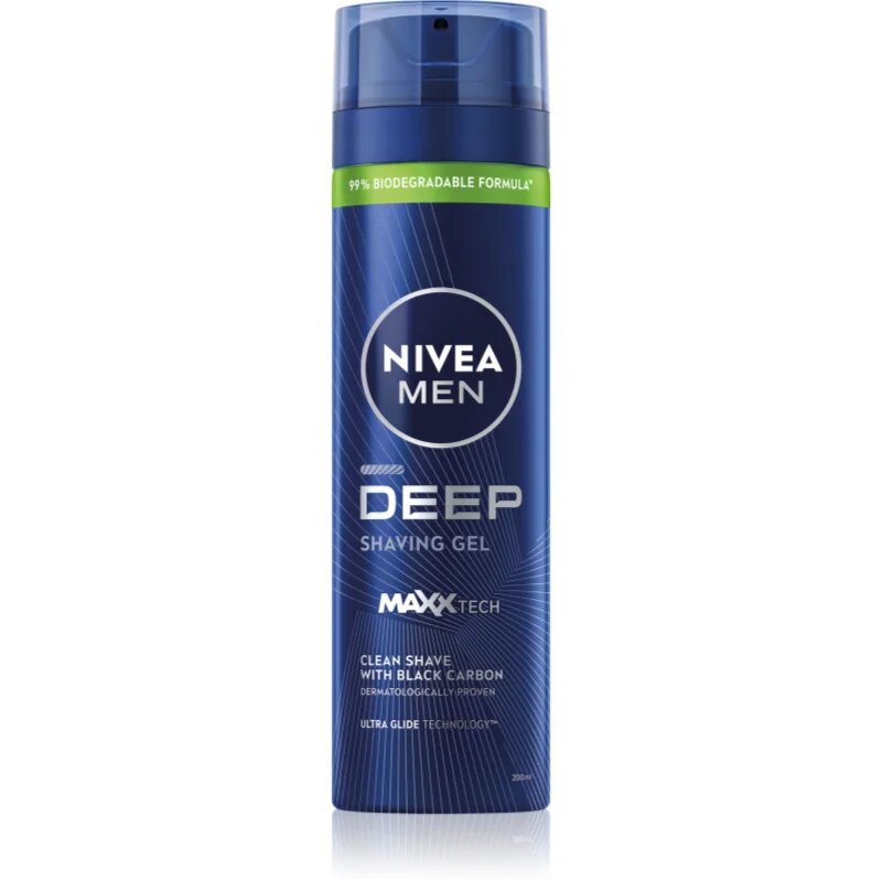 Nivea MEN Deep gel za britje za moške 200 ml