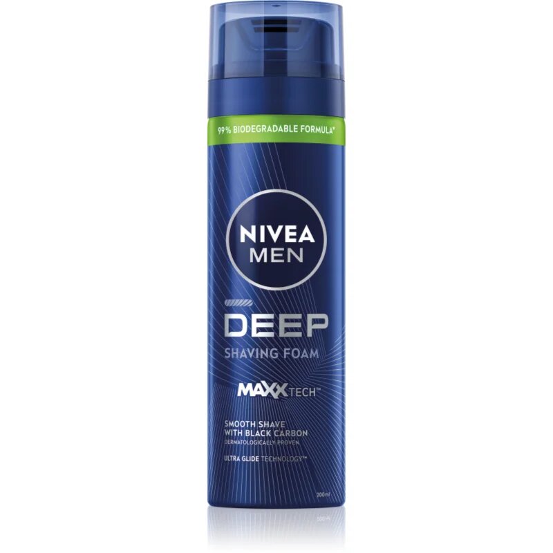 Nivea MEN Deep pena za britje za moške 200 ml