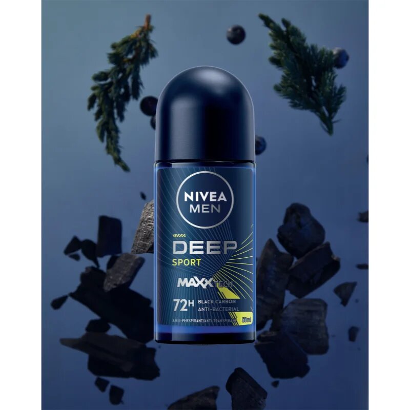 Nivea MEN Deep Sport anti-transpirant roll-on za moške 50 ml