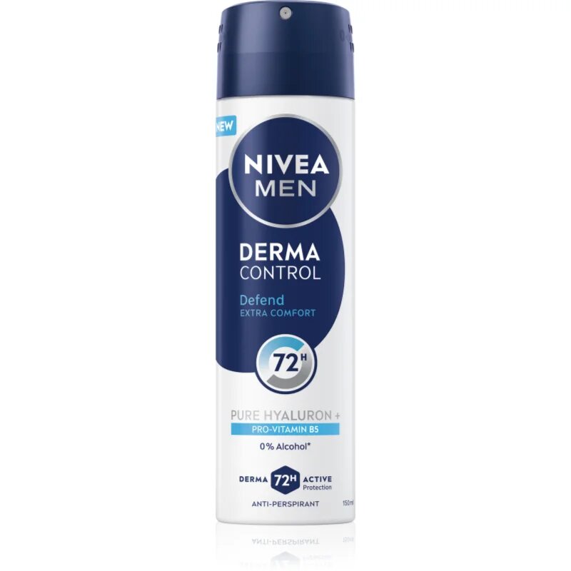 Nivea MEN Derma Control Defend antiperspirant v pršilu za moške 150 ml