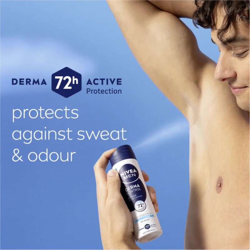 Nivea MEN Derma Control Defend antiperspirant v pršilu za moške 150 ml