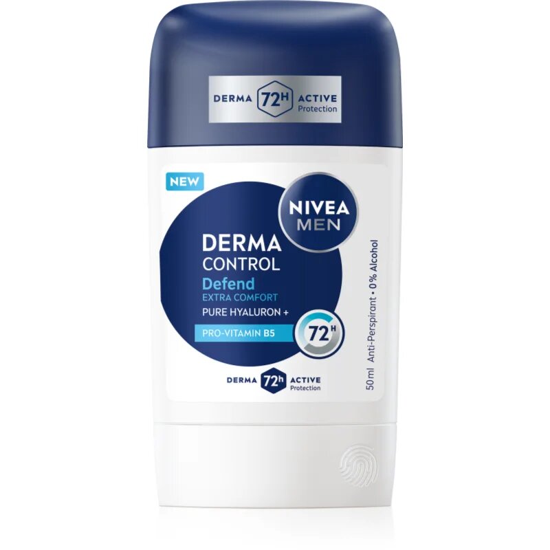 Nivea MEN Derma Control Defend trdi antiperspirant za moške 50 ml