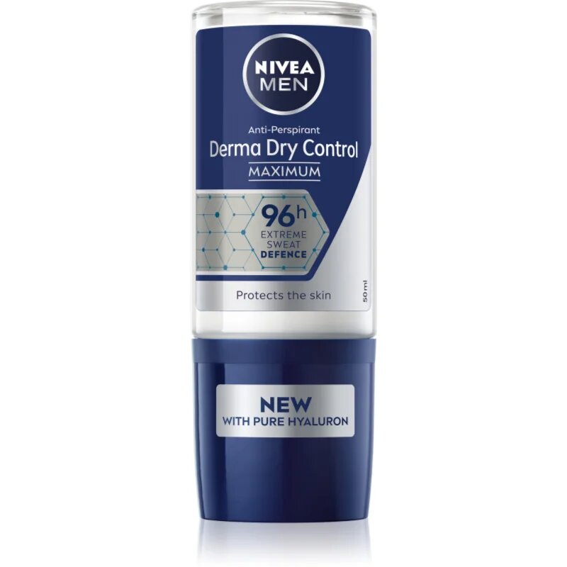 Nivea Men Derma Dry Control anti-transpirant roll-on za moške 50 ml