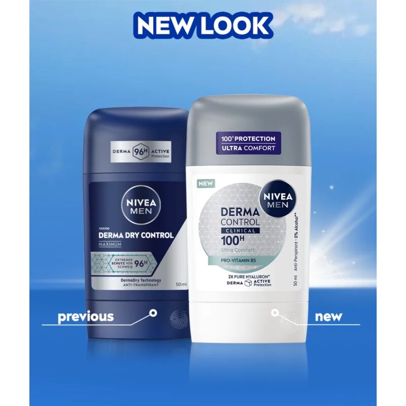 Nivea MEN Derma Dry Control trdi antiperspirant 50 ml