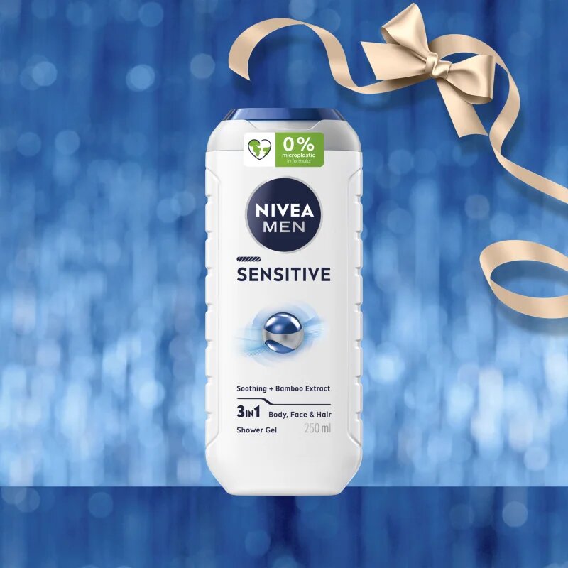 Nivea MEN Feel Nurtured darilni set za telo in obraz