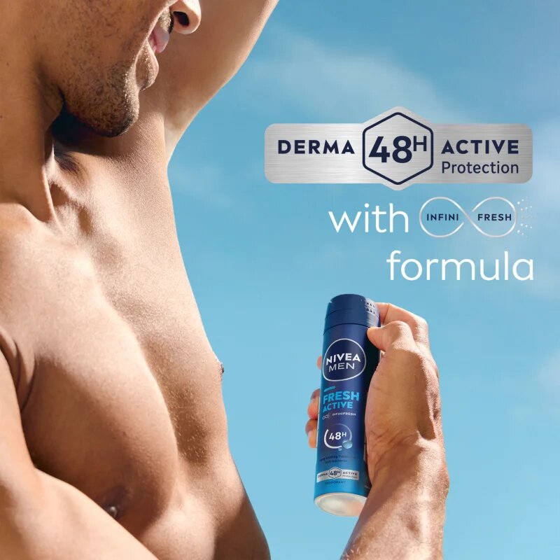 Nivea MEN Fresh Active deodorant v pršilu 150 ml