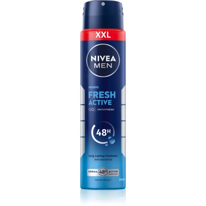 Nivea MEN Fresh Active deodorant v pršilu 250 ml