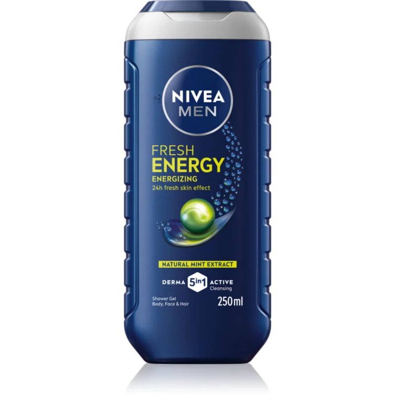 Nivea MEN Fresh Energy gel za prhanje za moške 250 ml