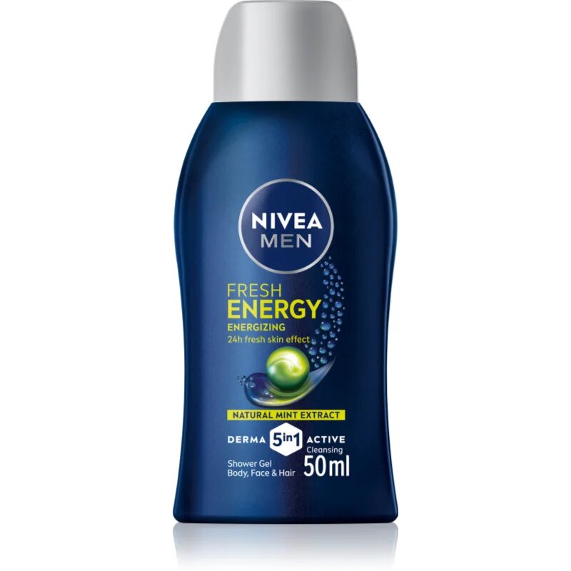 Nivea MEN Fresh Energy gel za prhanje za moške 50 ml