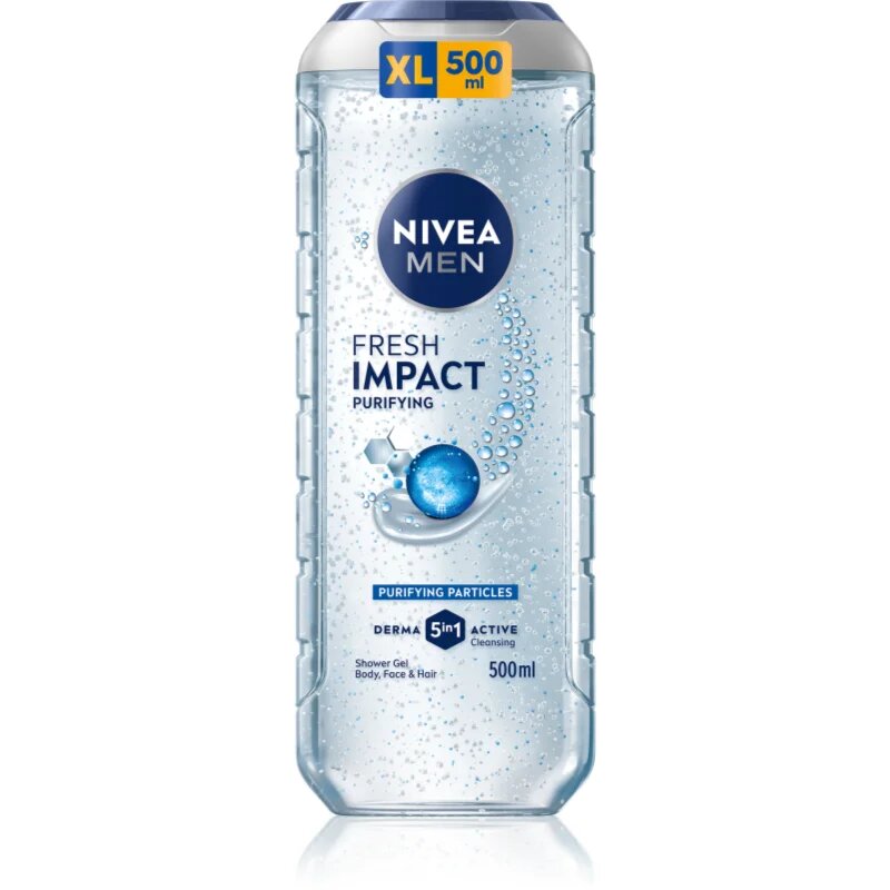 Nivea MEN Fresh Impact gel za prhanje za moške 500 ml