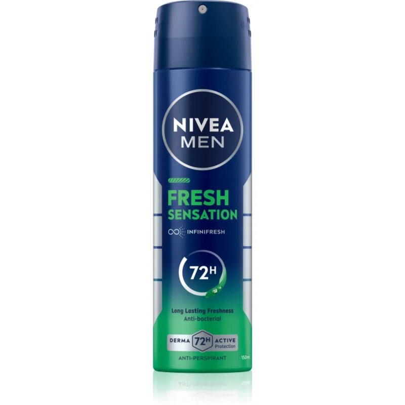 Nivea MEN Fresh Sensation antiperspirant v pršilu 72 ur za moške 150 ml