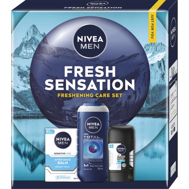 Nivea MEN Fresh Sensation darilni set za telo in obraz