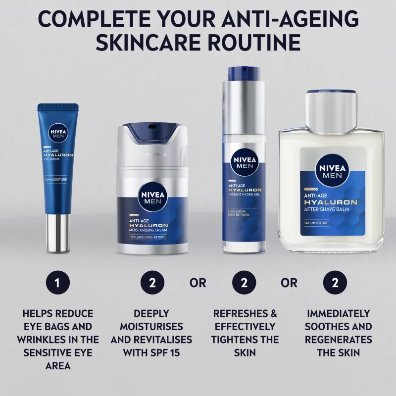 Nivea MEN Hyaluron balzam za po britju 100 ml