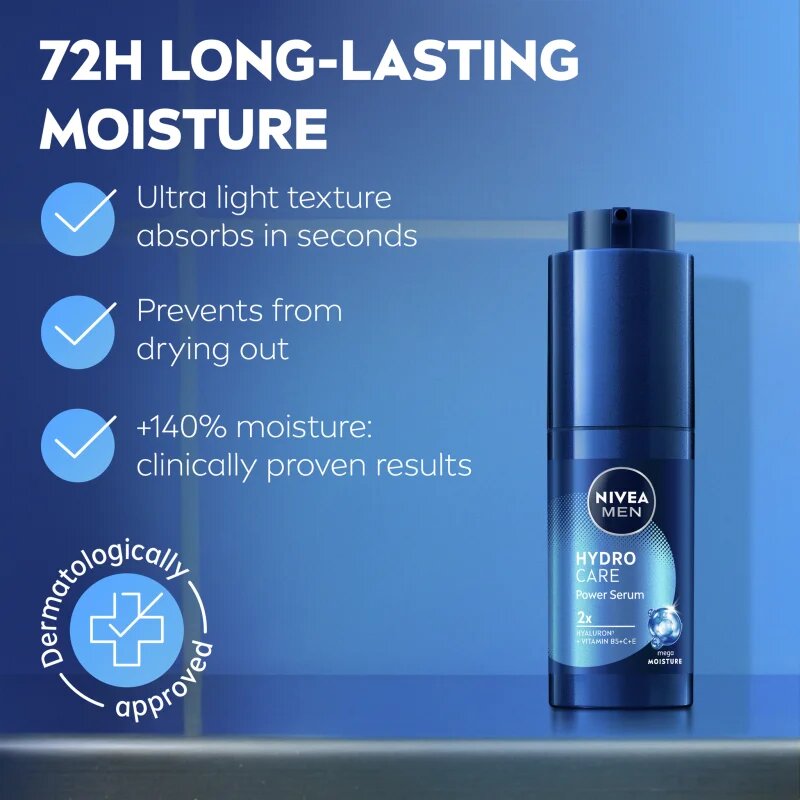 Nivea MEN Hydrocare krepilni serum 30 ml