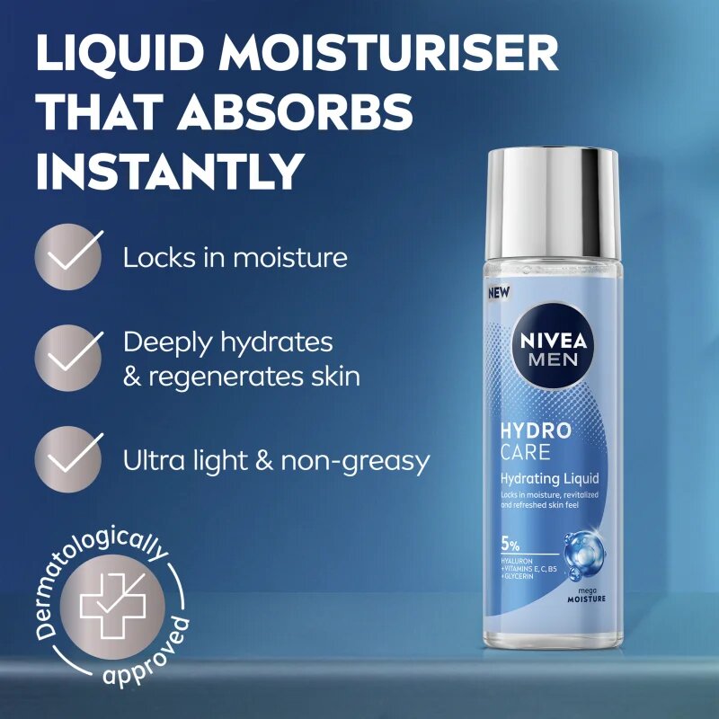 Nivea MEN Hydrocare lahki vlažilni fluid 100 ml
