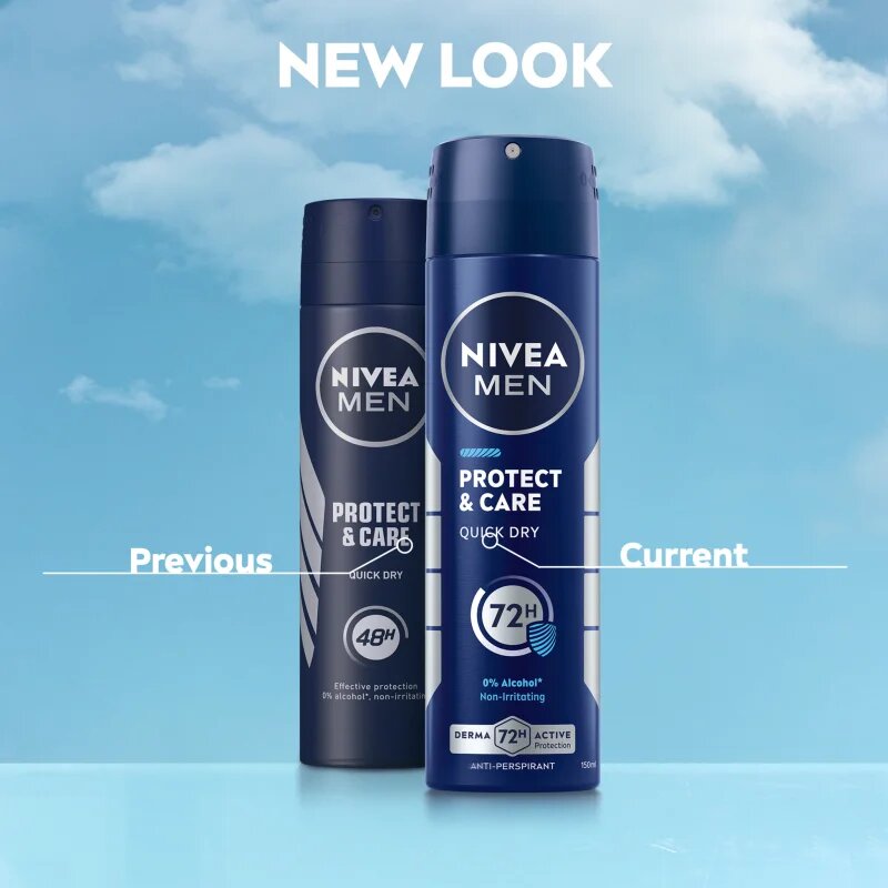 Nivea Men Protect & Care antiperspirant v pršilu za moške 150 ml