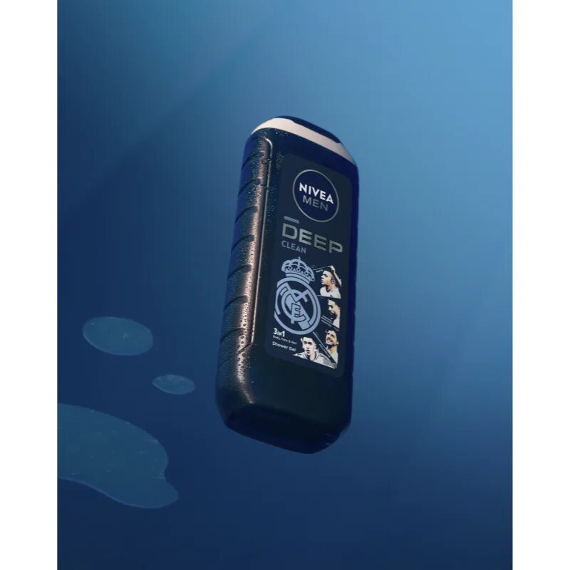Nivea MEN Real Madrid osvežujoč gel za prhanje 3v1 250 ml