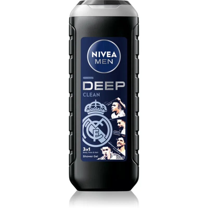 Nivea MEN Real Madrid vlažilen gel za prhanje 3v1 500 ml