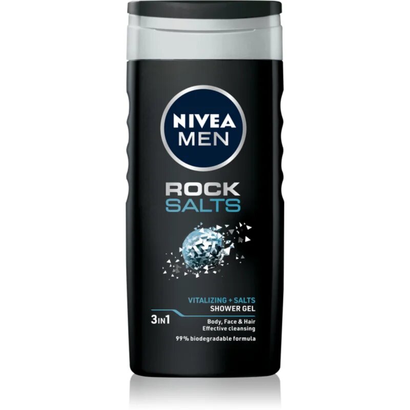 Nivea Men Rock Salt gel za prhanje za moške 250 ml