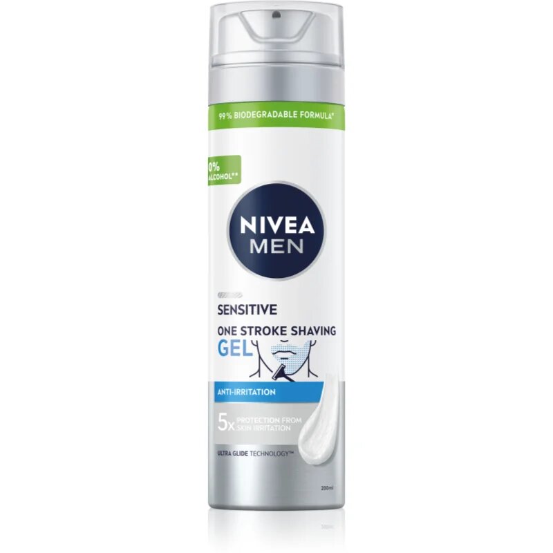 Nivea MEN Sensitive gel za britje s pomirjevalnim učinkom 200 ml