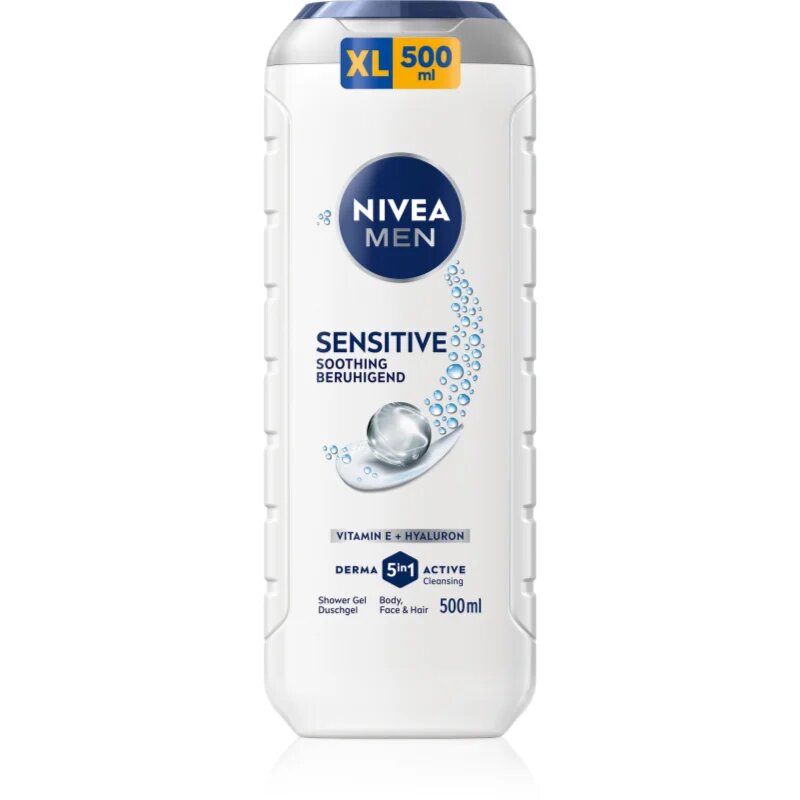 Nivea MEN Sensitive gel za prhanje za moške 500 ml