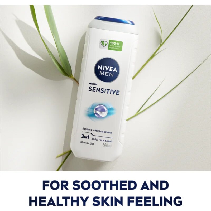 Nivea MEN Sensitive gel za prhanje za telo in lase ugodno pakiranje