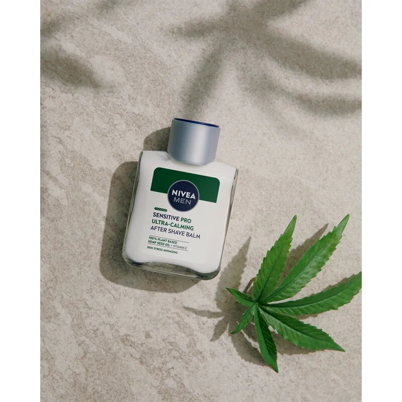 Nivea MEN Sensitive Hemp balzam za po britju s konopljinim oljem 100 ml