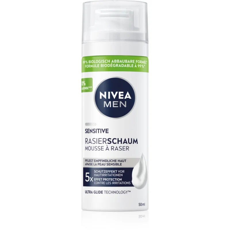 Nivea MEN Sensitive pena za britje za moške 50 ml
