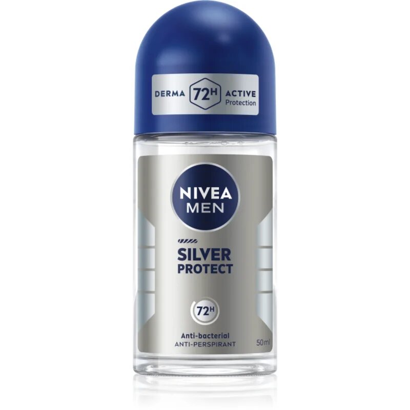 Nivea MEN Silver Protect anti-transpirant roll-on za moške 50 ml