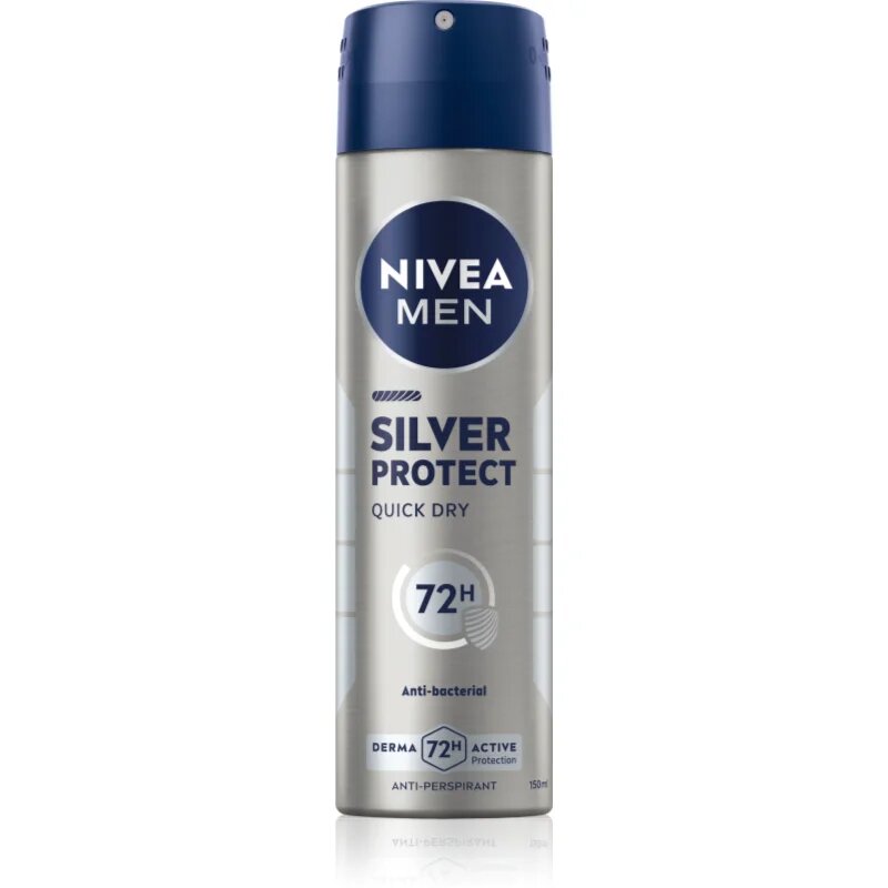 Nivea MEN Silver Protect antiperspirant v pršilu 72 ur 150 ml