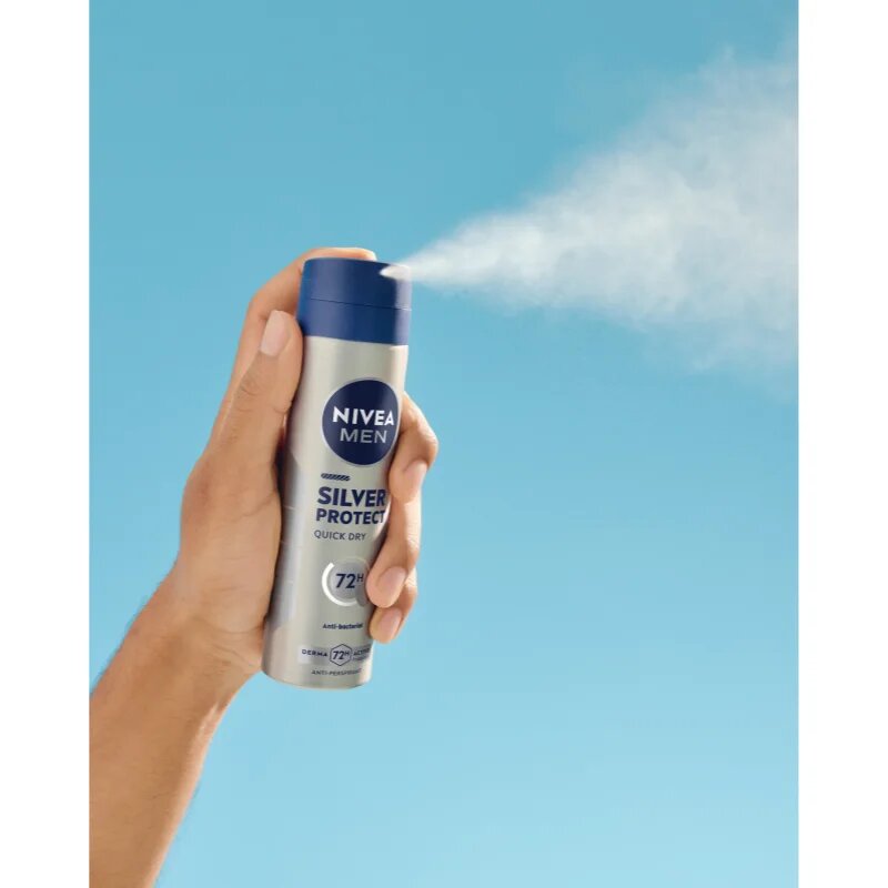 Nivea MEN Silver Protect antiperspirant v pršilu 72 ur 150 ml
