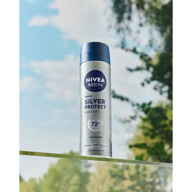 Nivea MEN Silver Protect antiperspirant v pršilu 72 ur 150 ml