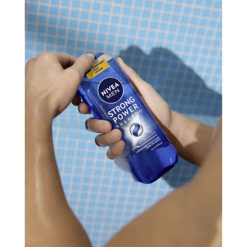 Nivea MEN Strong Power šampon za okrepitev in rast las 500 ml
