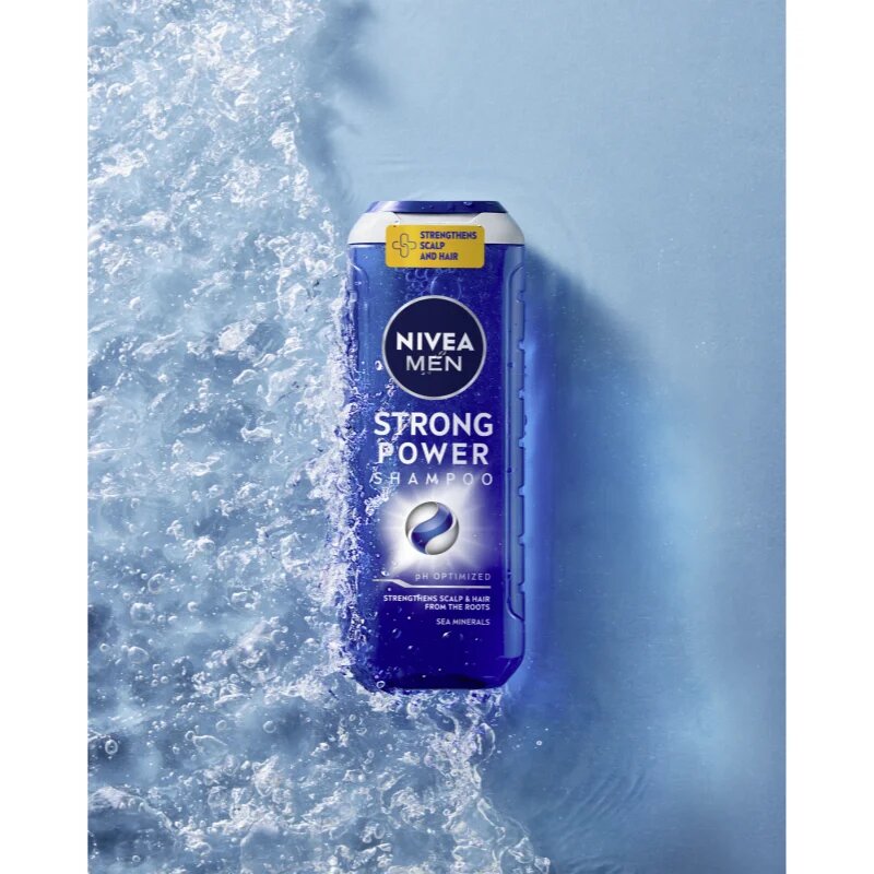 Nivea MEN Strong Power šampon za okrepitev in rast las 500 ml