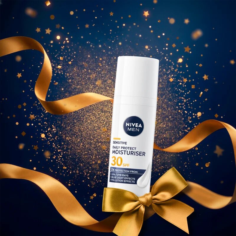 Nivea MEN Time for Skin Comfort darilni set za obraz in telo