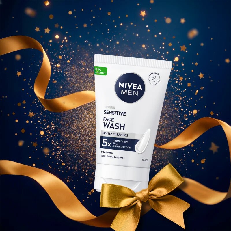 Nivea MEN Time for Skin Comfort darilni set za obraz in telo
