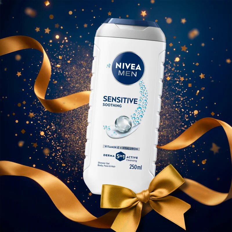Nivea MEN Time for Skin Comfort darilni set za obraz in telo