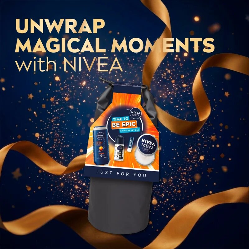 Nivea MEN Time to Be Epic darilni set za moške