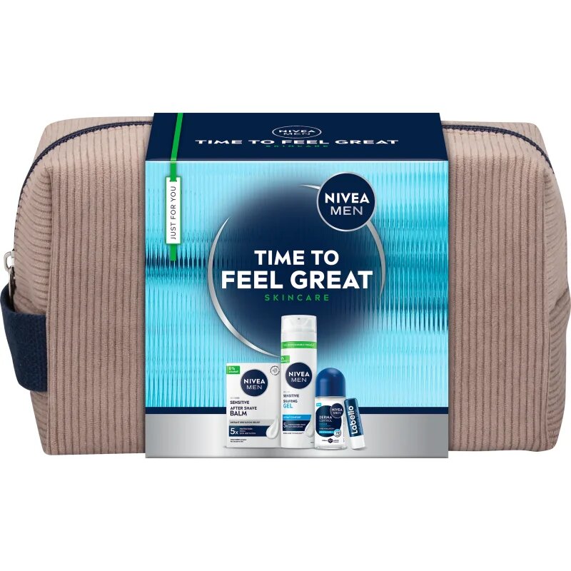 Nivea MEN Time to Feel Great darilni set za občutljivo kožo