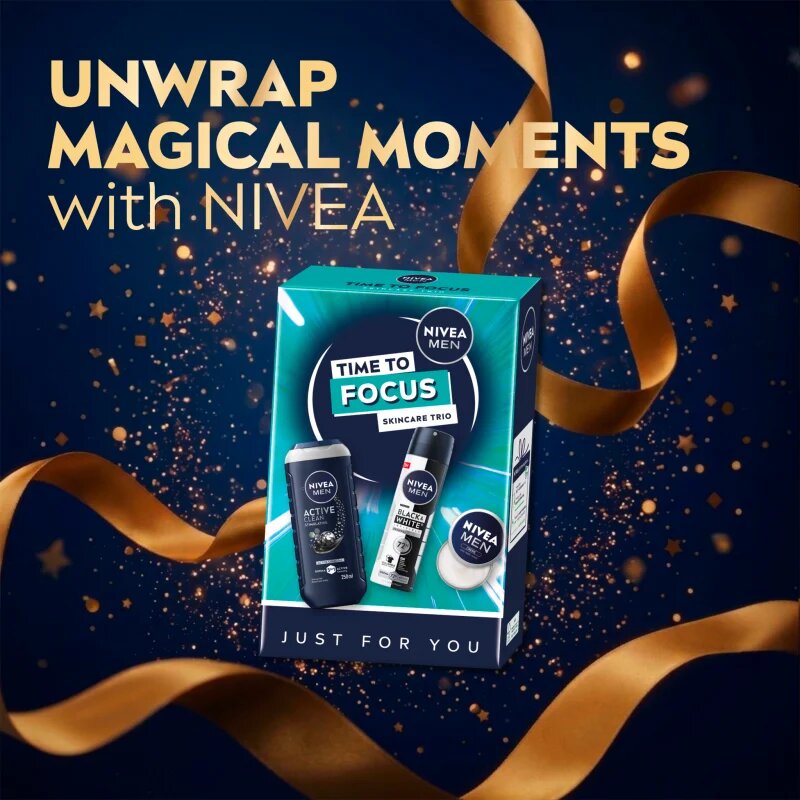 Nivea MEN Time to Focus darilni set za moške