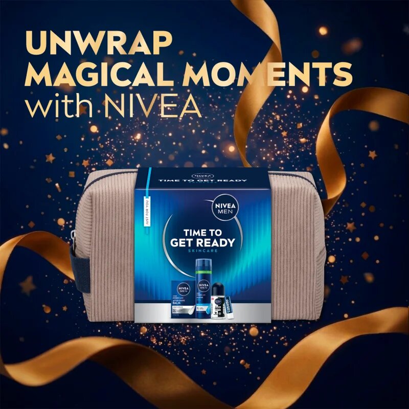 Nivea MEN Time to Get Ready darilni set za moške