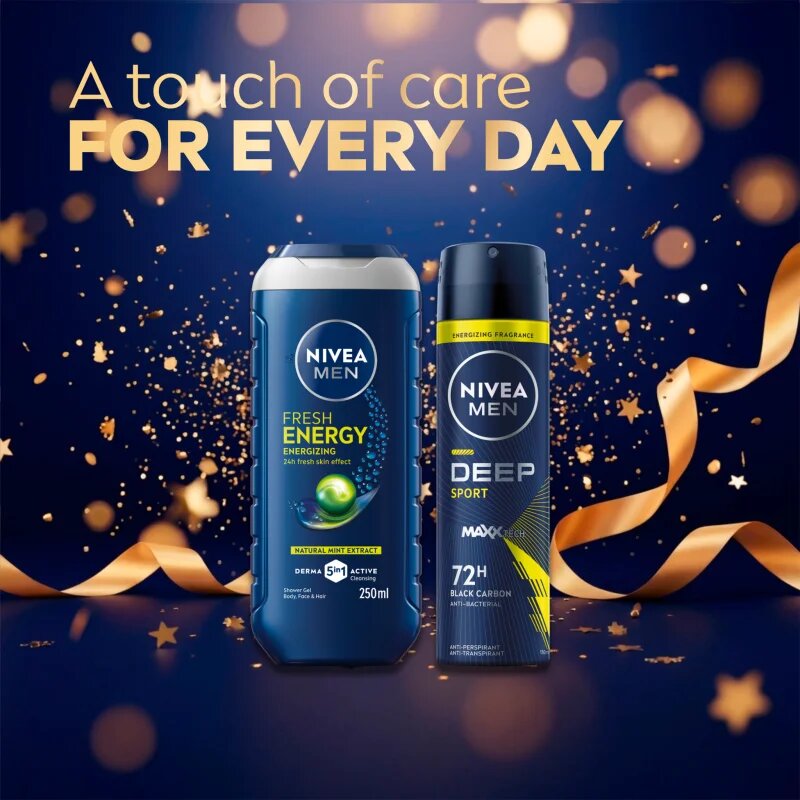 Nivea MEN Time to Start darilni set za telo