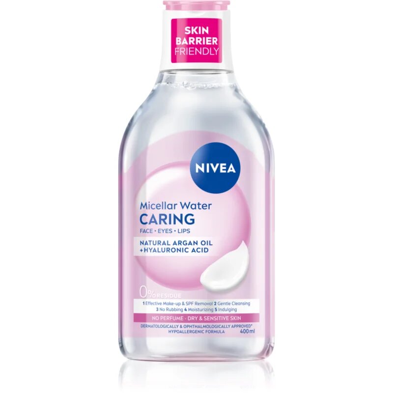Nivea Micellar Caring nežna micelarna voda 400 ml