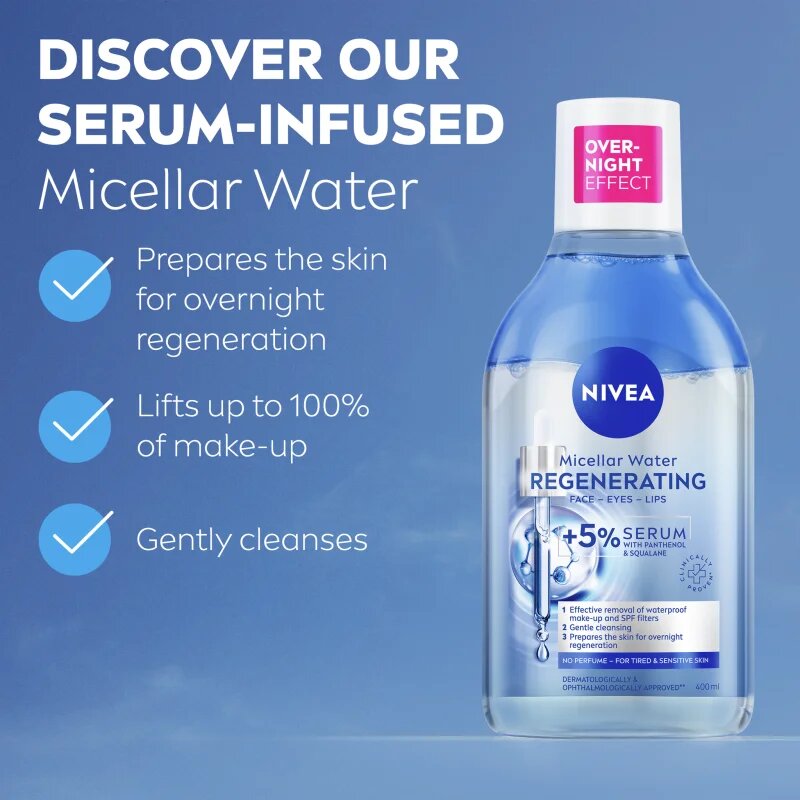 Nivea Micellar Regenerating čistilna micelarna voda z regeneracijskim učinkom 400 ml