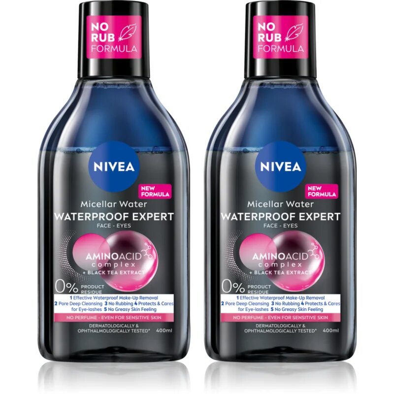 Nivea Micellar Waterproof čistilna micelarna voda ugodno pakiranje