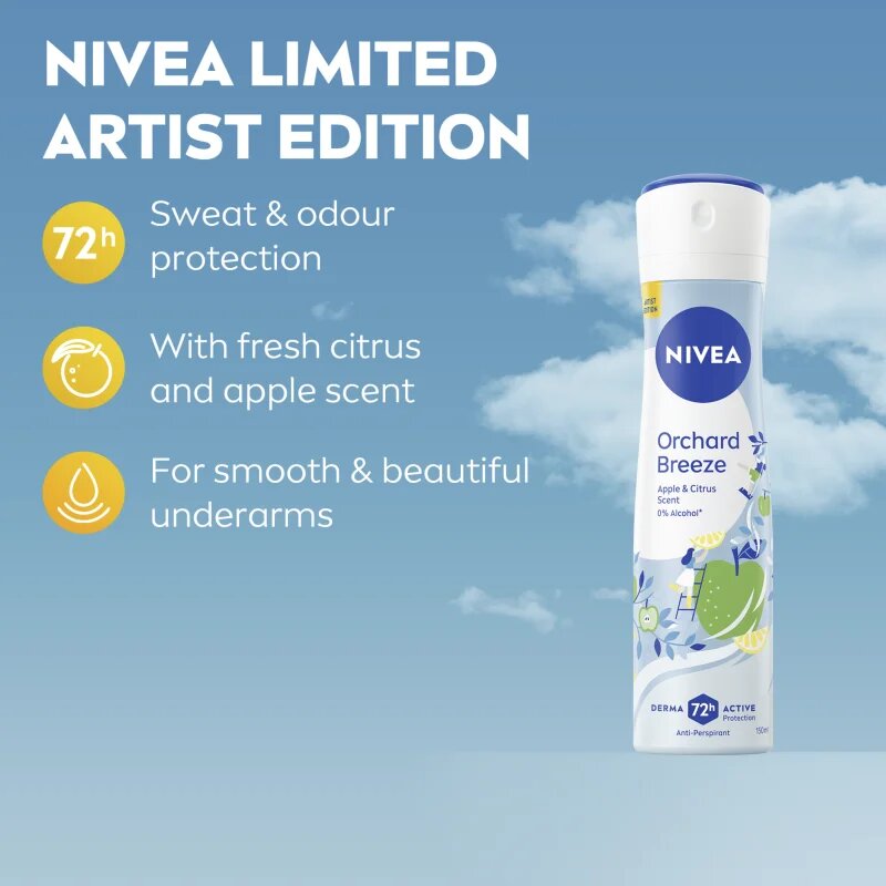 Nivea Orchard Breeze antiperspirant v pršilu 150 ml