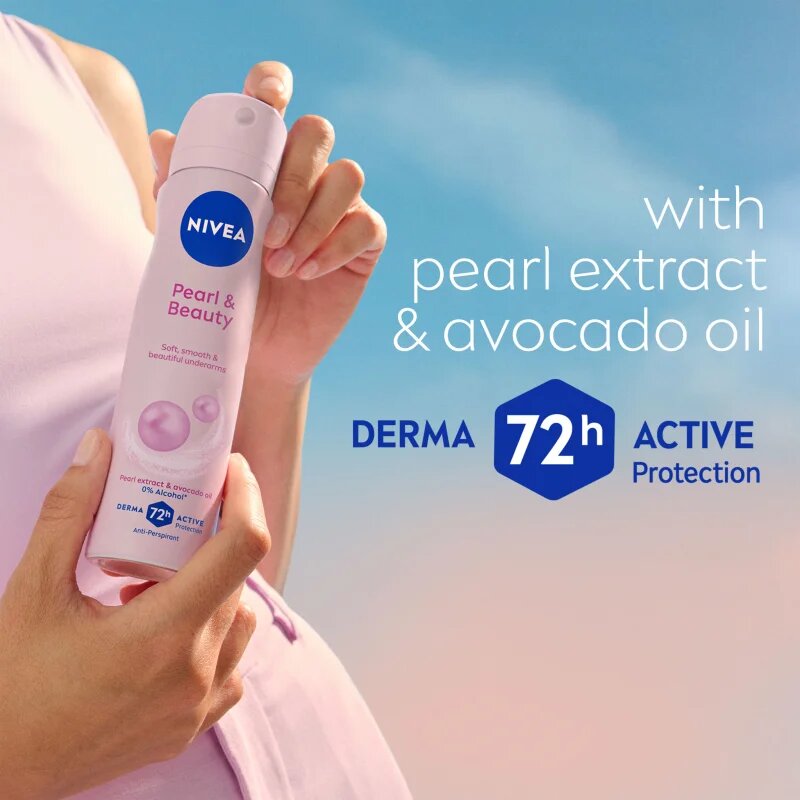 Nivea Pearl & Beauty antiperspirant v pršilu 150 ml