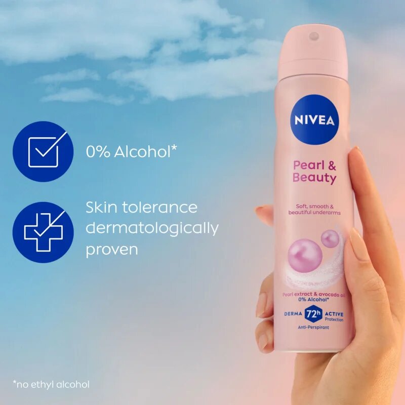 Nivea Pearl & Beauty antiperspirant v pršilu 150 ml